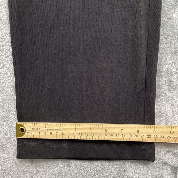 Chicos Travelers Slinky Pants (3) XL Short Black Pull On Minimalist Stretchy USA - Picture 9 of 9